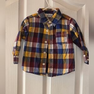 Plaid Multicolor Kids Shirt